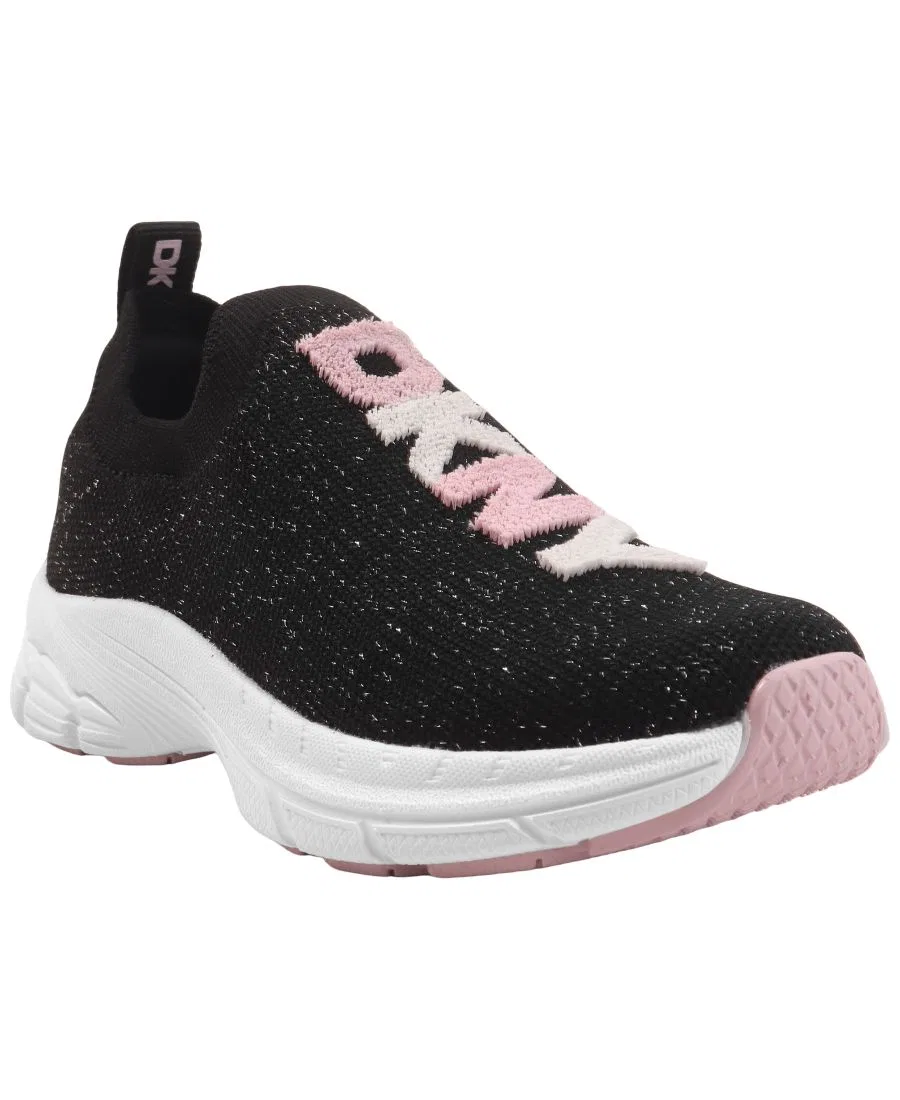 Кроссовки на шнуровке Nur Slip-On Athletic Sneakers DKNY, Black