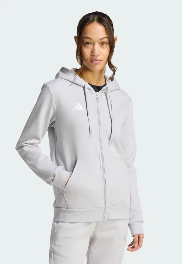Толстовка Entrada26 на молнии - свитшот на молнии Adidas Performance, белый/светло-серый