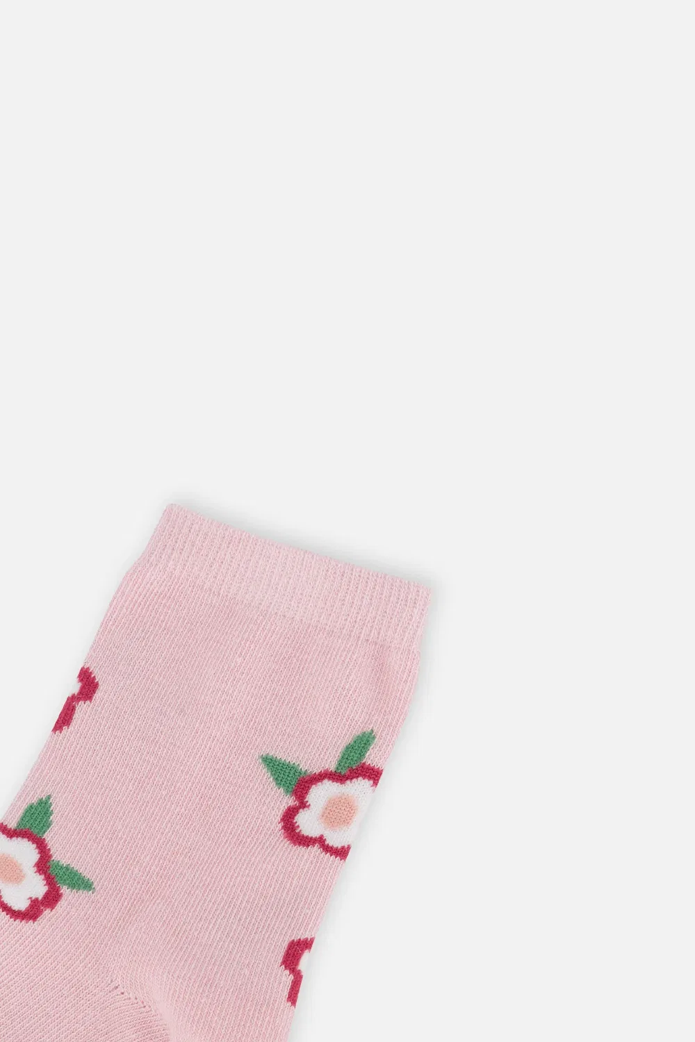 Детские носки Soft Poetry Deux par Deux, Off-White and Pink — фото 4