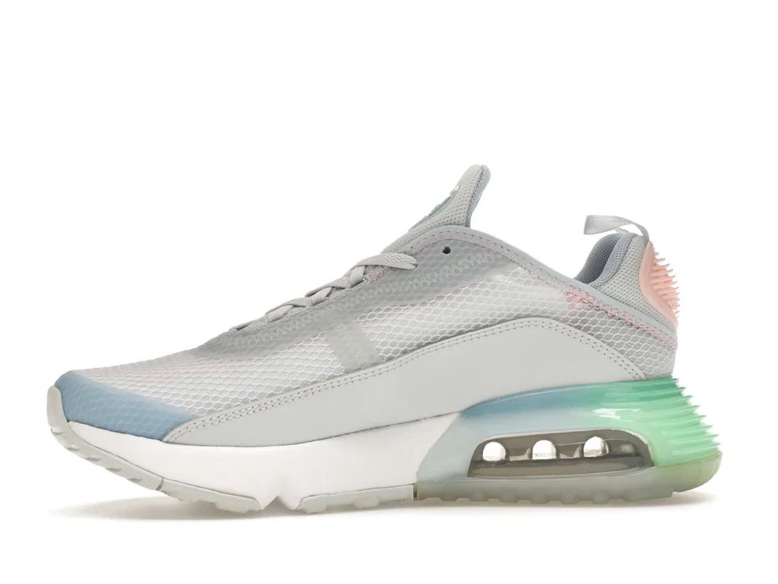 Детские кроссовки Lifestyle Nike Air Max 2090, Pure Platinum/Light Liquid Lime/Smoke Grey/Arctic Punch — фото 3
