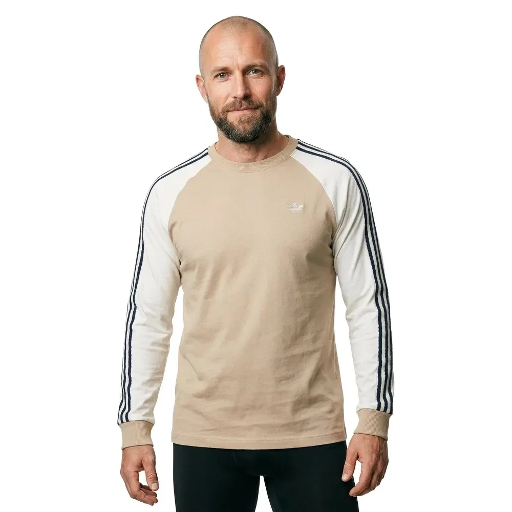Футболка с длинным рукавом BC Cali Adidas Originals, бежевый — фото 2