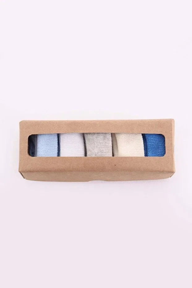 Детские носки для новорожденных хлопковые Kidello, Blue — фото 2