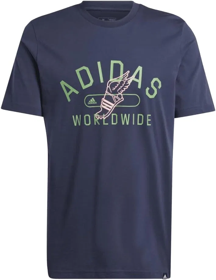 Мужская футболка с графическим принтом Collegiate adidas, Ink