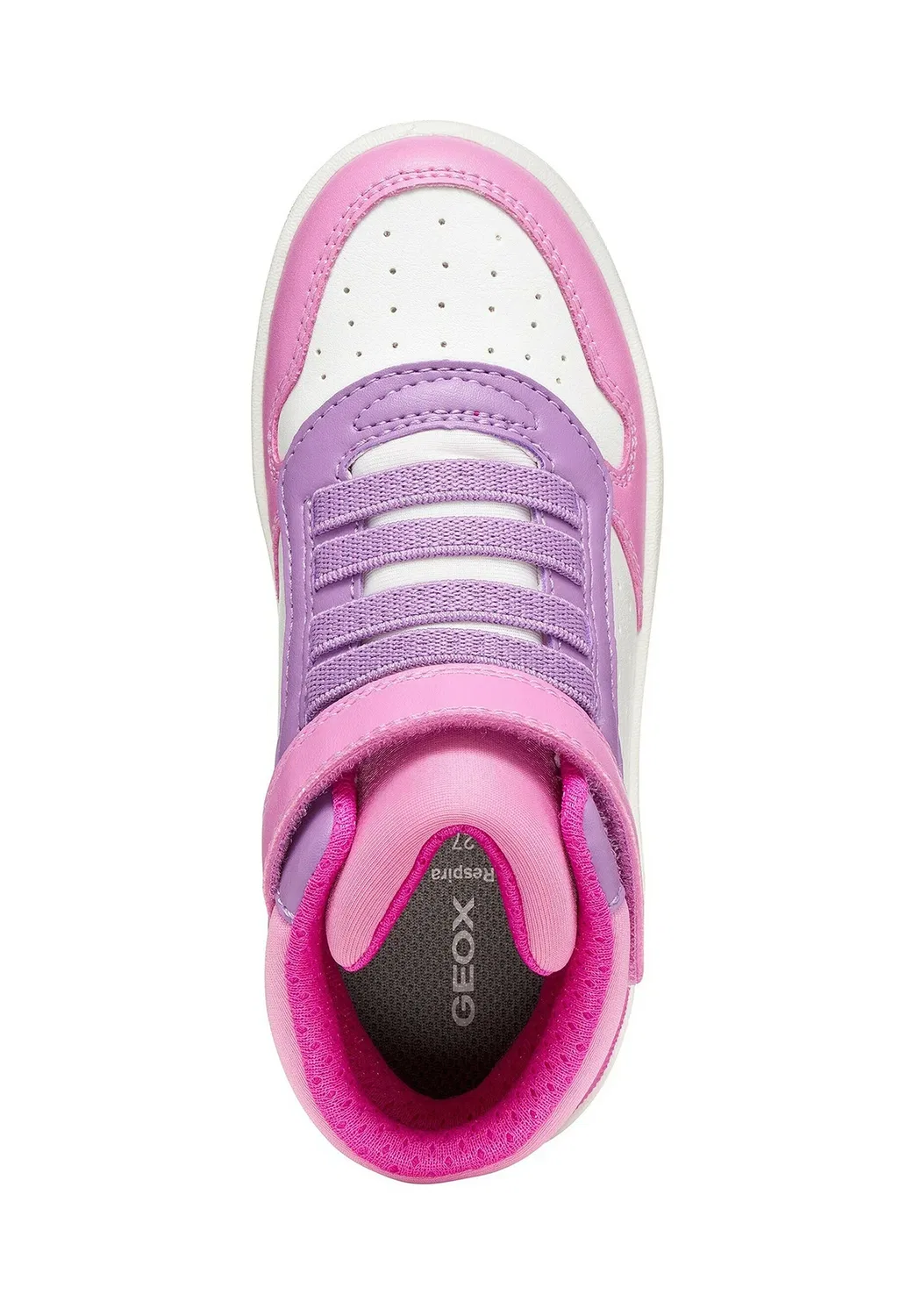 J washiba girl - детские туфельки Geox, Dark Pink Multicolor — фото 3