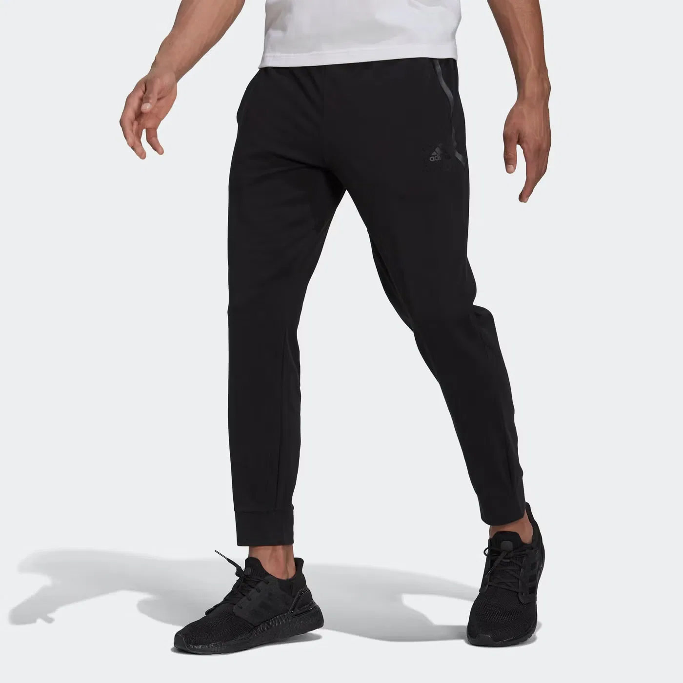 Брюки спортивные с длинным рукавом Adidas, черный