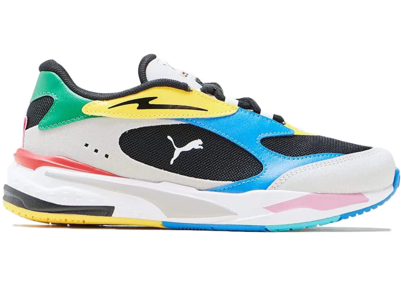 Детские кроссовки Lifestyle с принтом RS-Fast Puma, White/Black/Multi