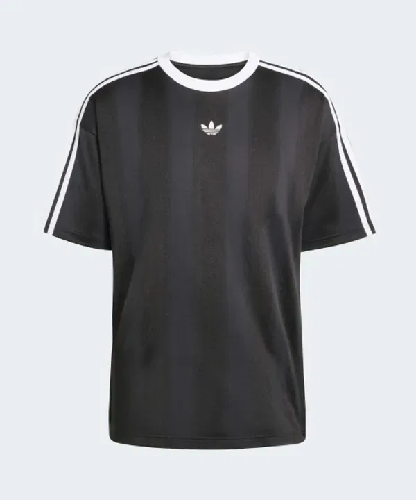 Футболка с жаккардовым узором, Adidas, черный — фото 4