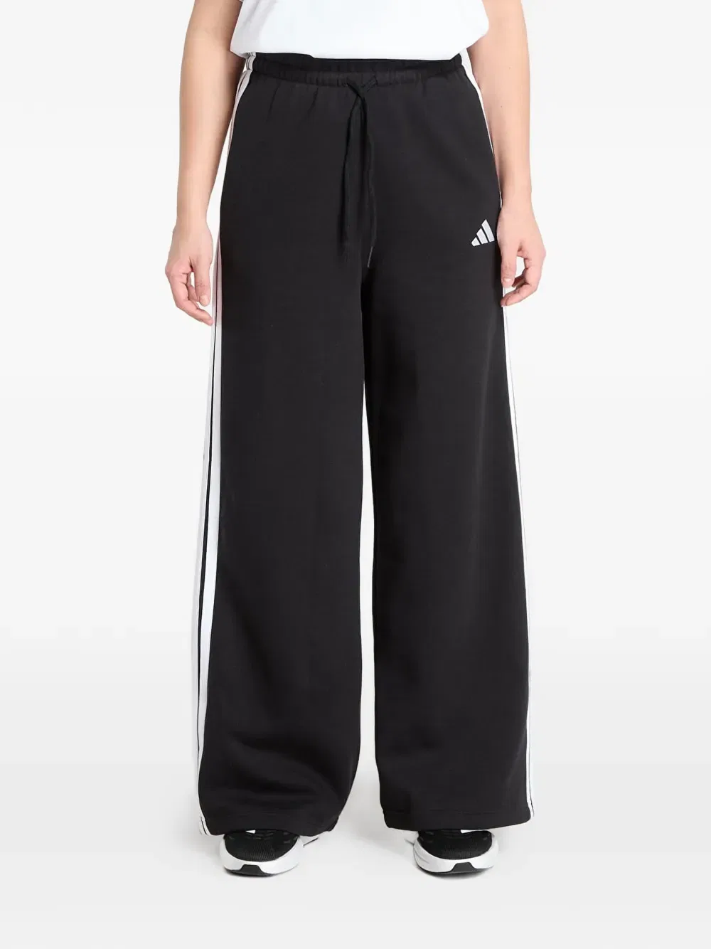 Флисовые спортивные штаны Adidas, черный