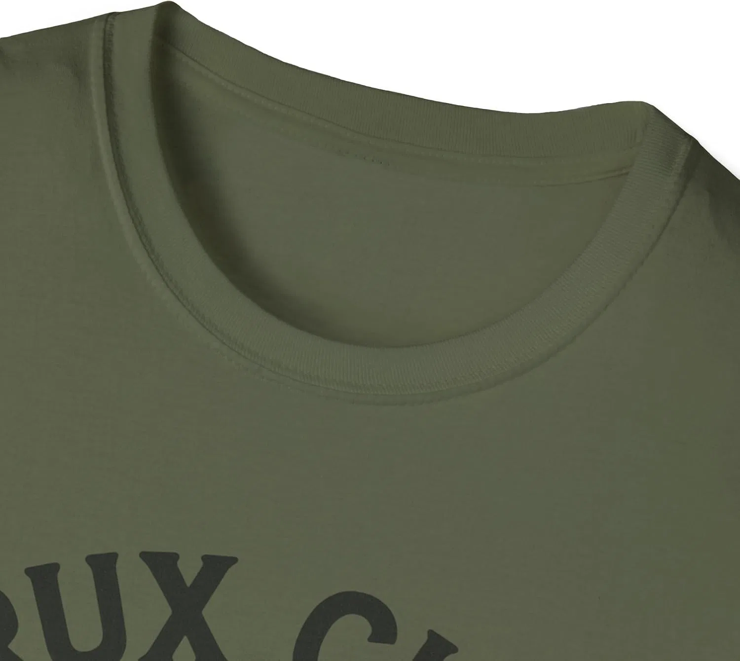 Футболка с принтом Crux Club Gildan 64000, Military Green — фото 3