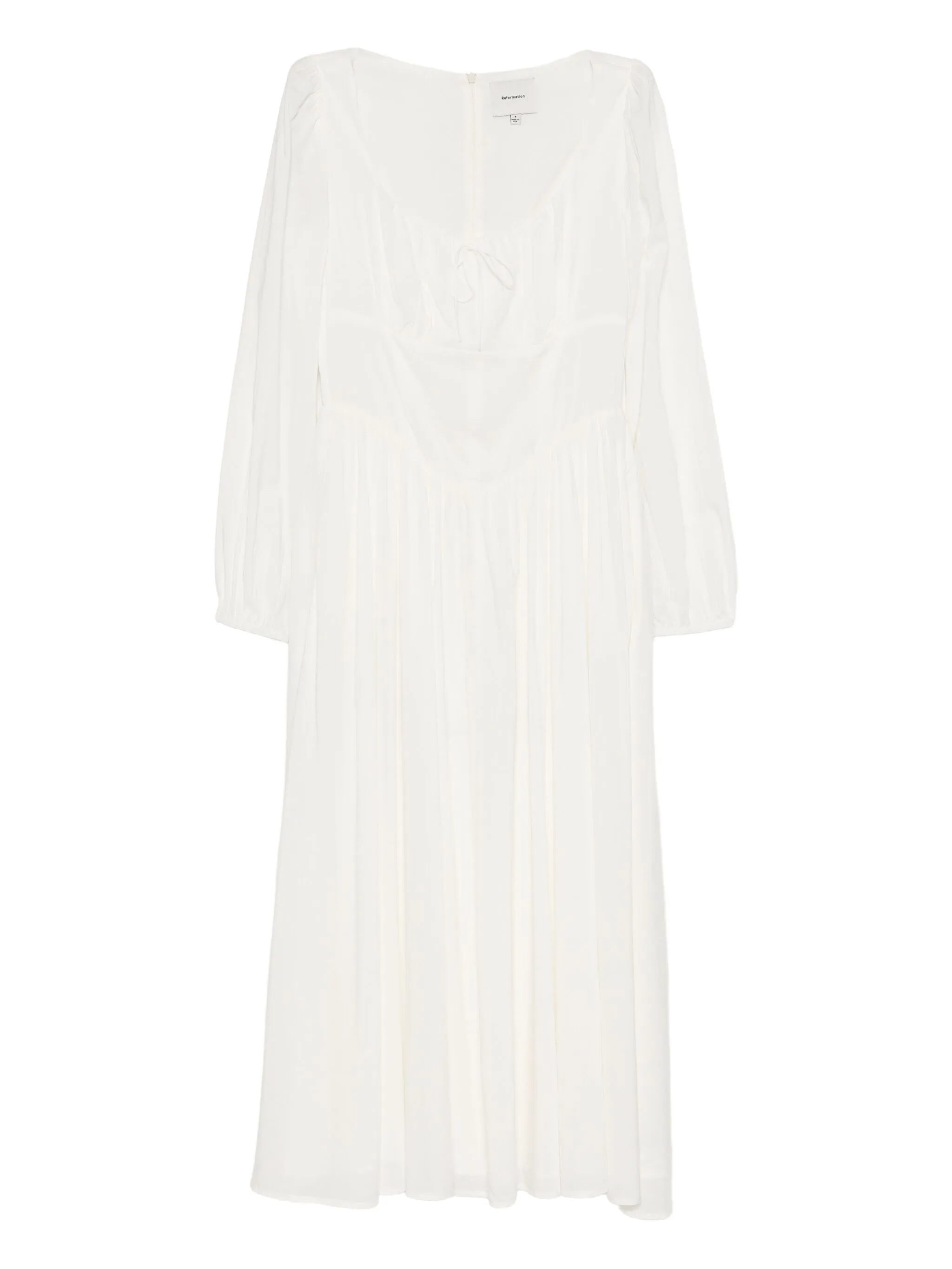 

Платье Oria Reformation, белый