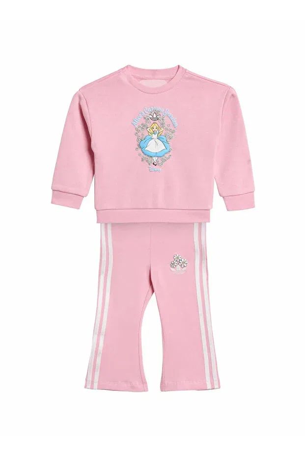 Детский спортивный костюм с принтом Adidas, Pink