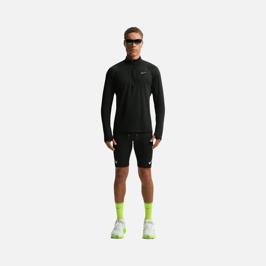 Мужской спортивный свитшот с капюшоном Stride Dri-FIT Realtree Nike, Черный — фото 3
