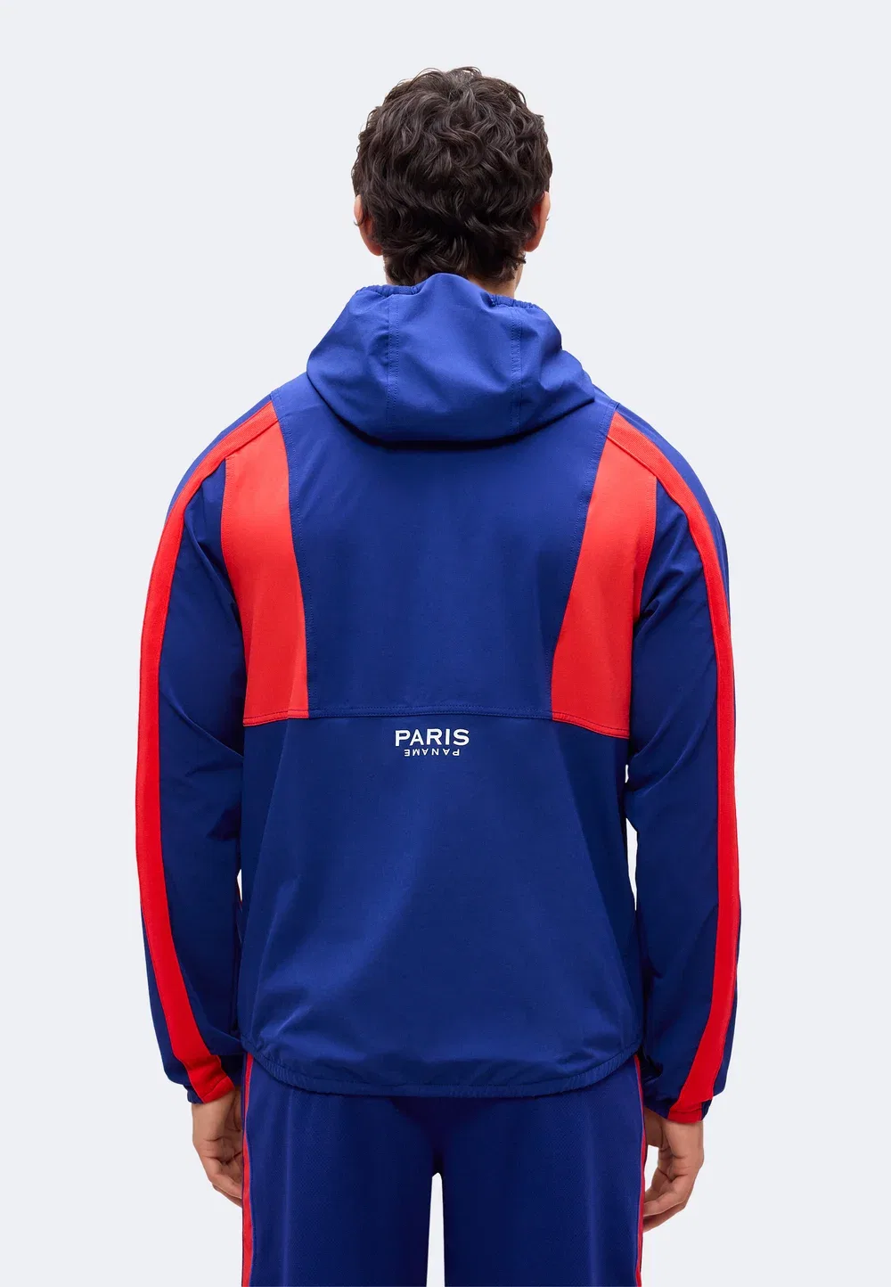 Энергетическая компания PSG - ветровка Nike Performance, Deep Royal Blue/Global Red/White — фото 3