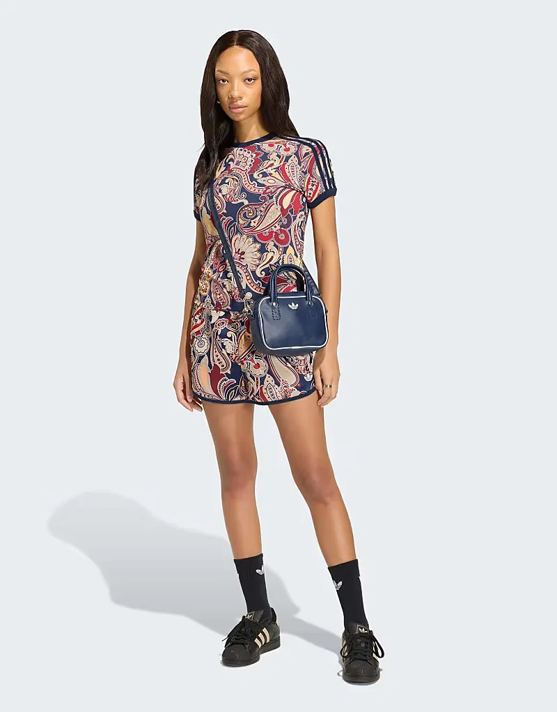 Шорты Sprinter Liberty London Adidas Originals, Multicolor Night Indigo