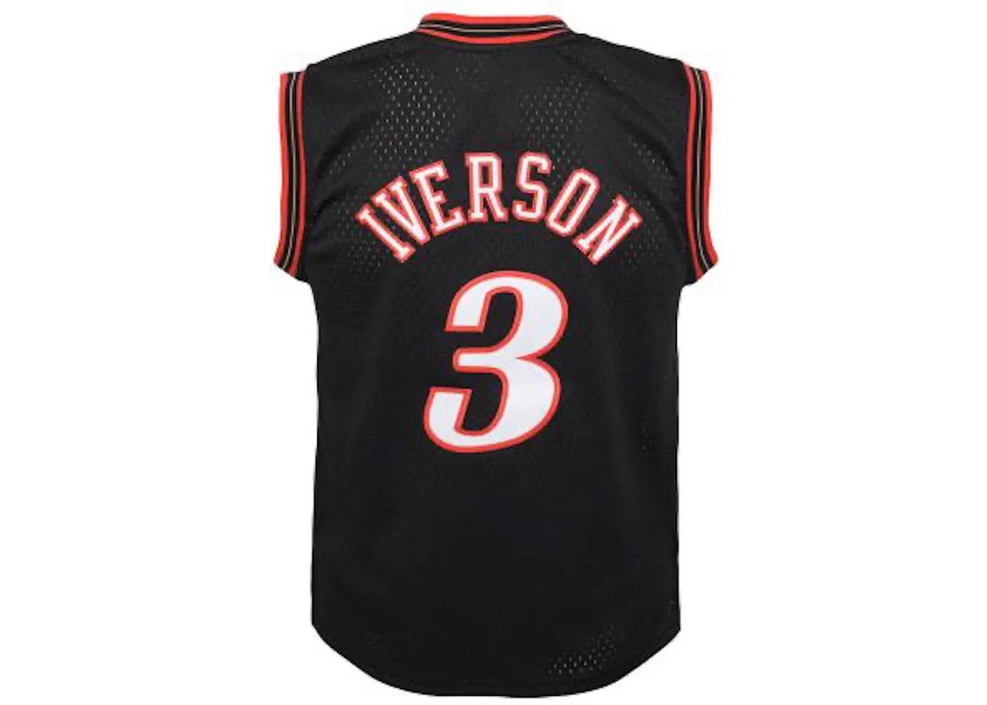 Детская баскетбольная джерси с длинным рукавом Mitchell & Ness, Scarlet Red — фото 2