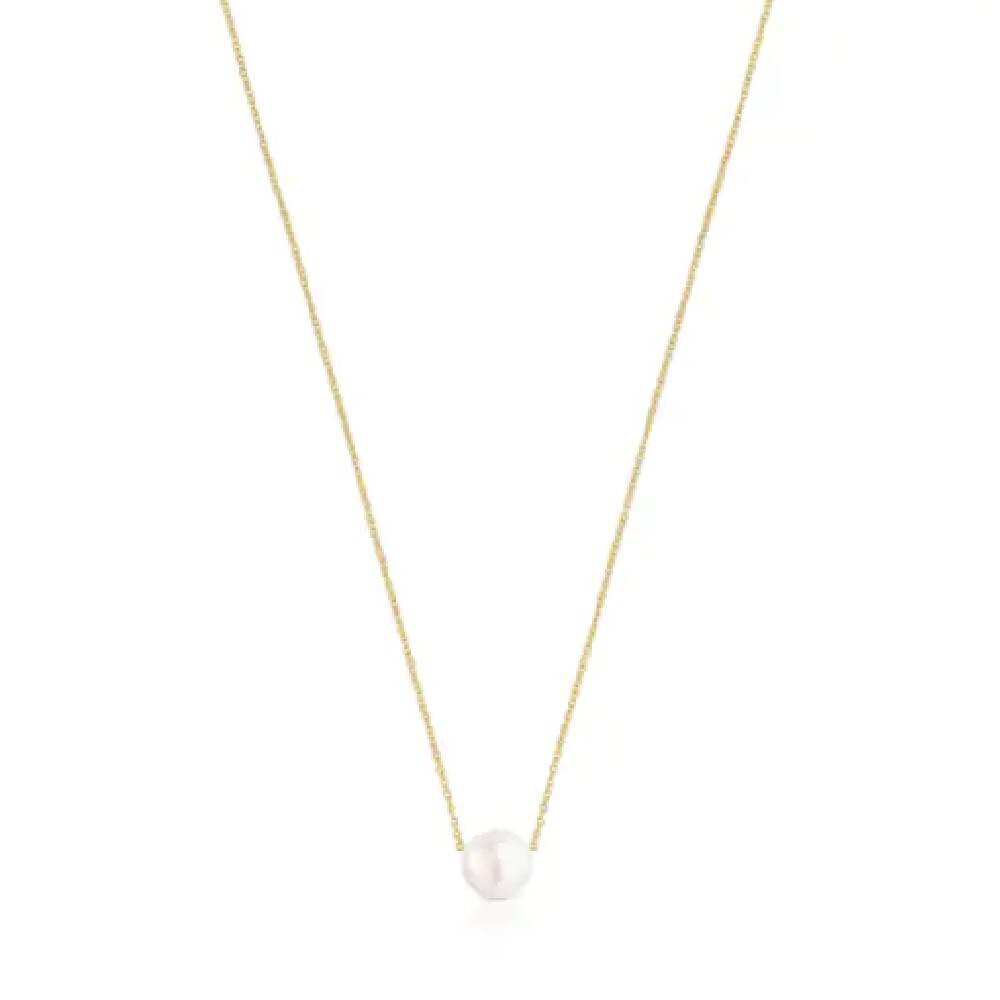 

Колье с подвеской Tous Vermeil Gloss With Pearl, позолоченное серебро/жемчуг