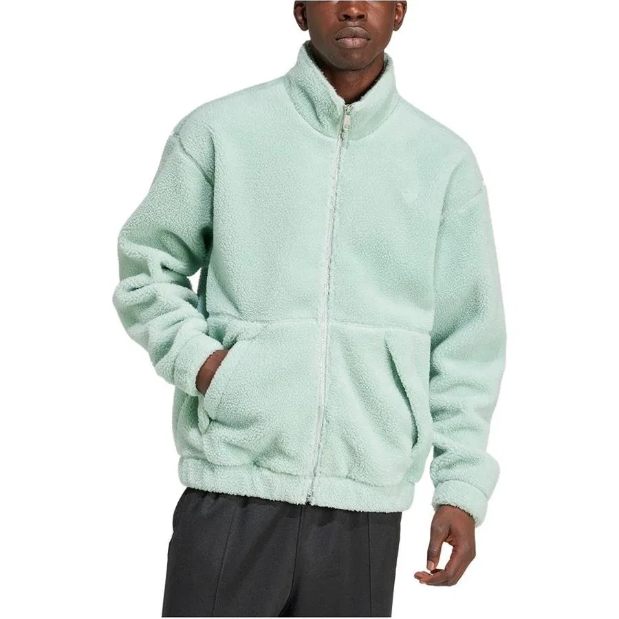 Спортивный свитшот с длинным рукавом adidas P Ess Fz, Зеленый — фото 3