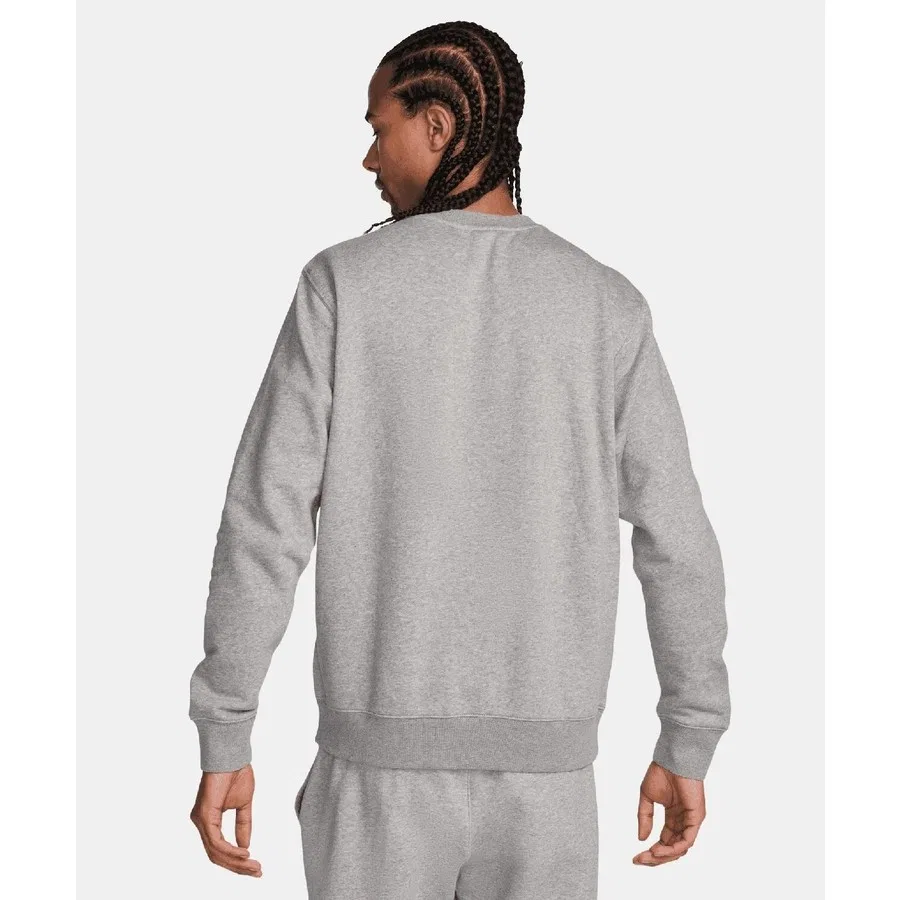 Мужской свитшот с длинным рукавом Club Fleece Nike, Серый — фото 4