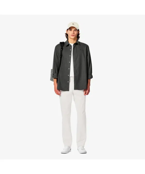 Мужская фланелевая рубашка CH801E-55N, Lacoste, 050 — фото 4