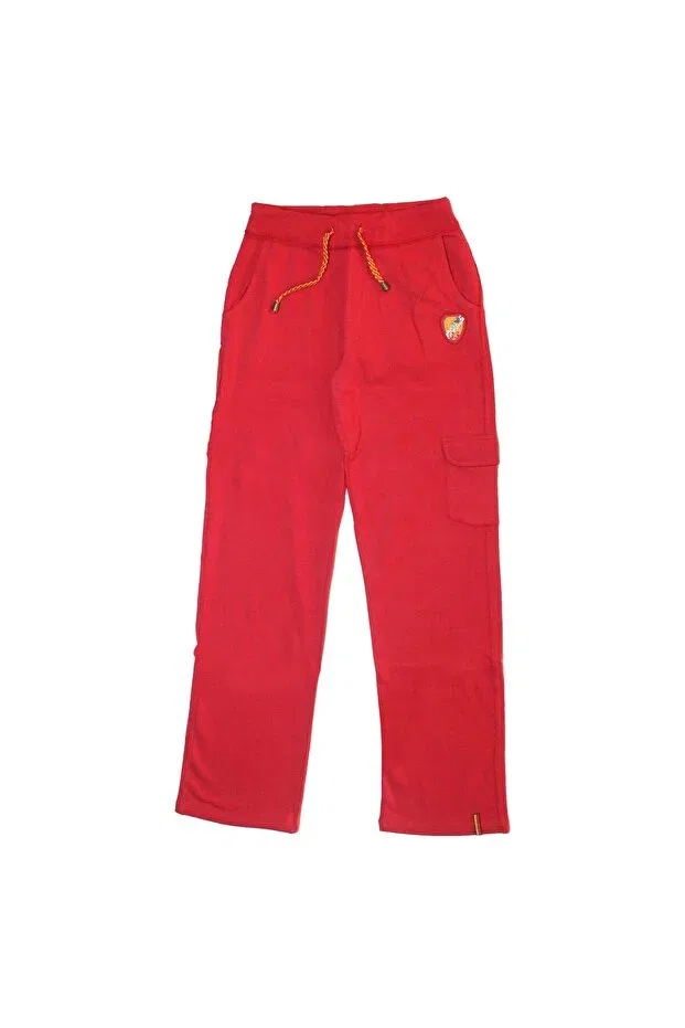 Детские спортивные штаны для девочек с принтом Galatasaray, Red Sweatpants
