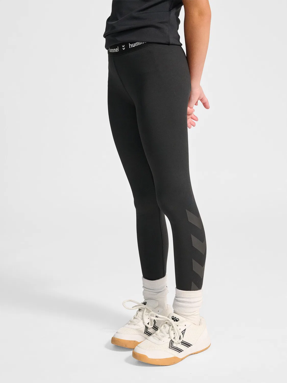 Детские леггинсы с принтом Hmljr Pulse Multisport Hummel, Schwarz