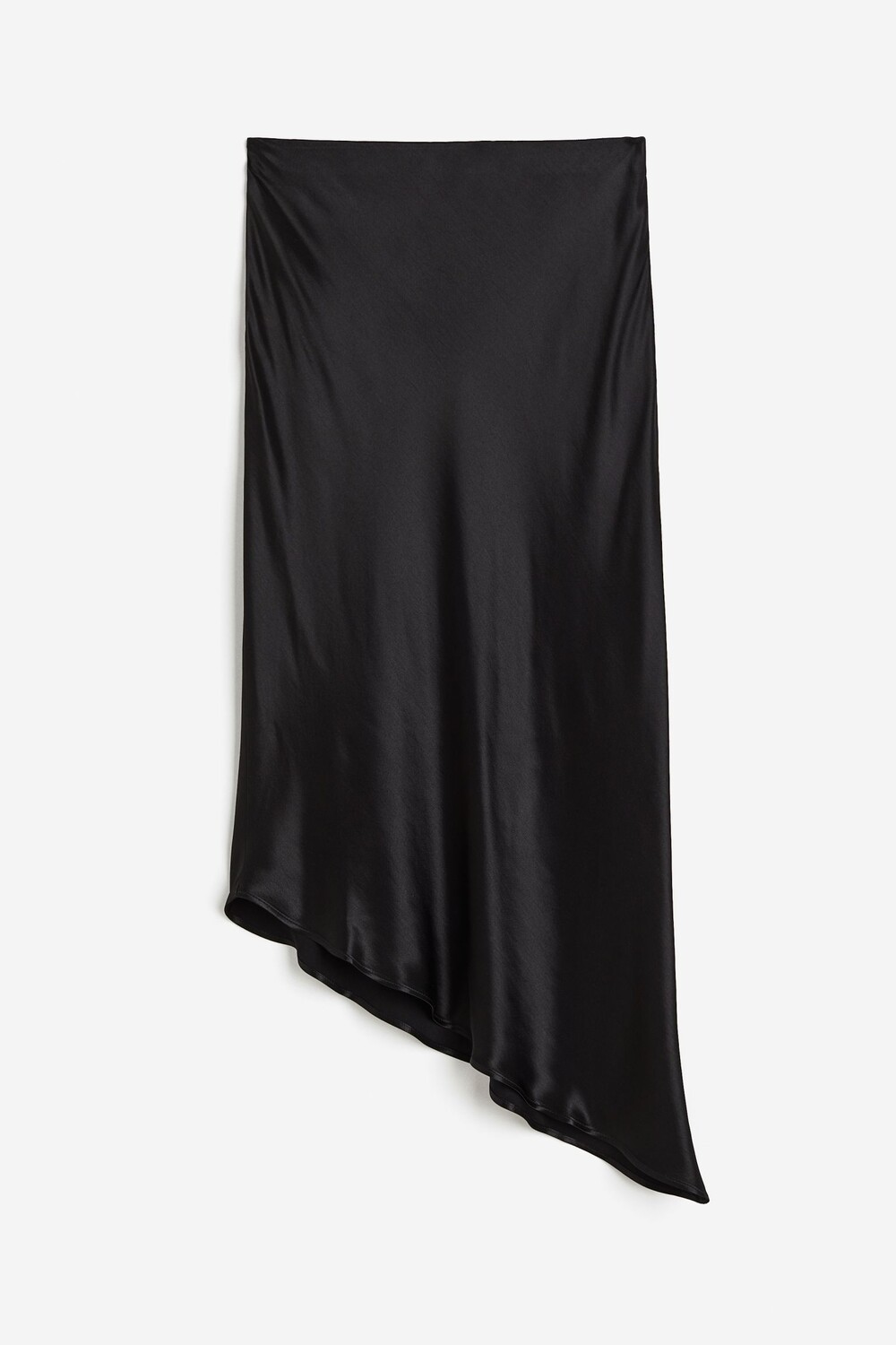 

Юбка H&M Asymmetric Satin, черный