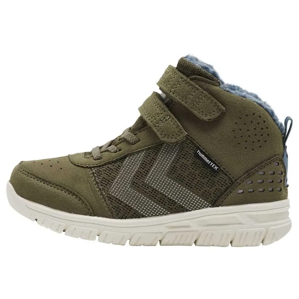 Кроссовки зимние Crosslite Mid Tex Hummel, зеленый — фото 3