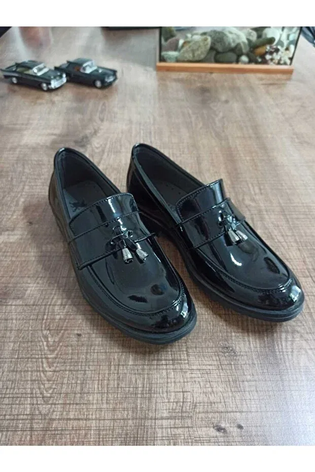 Детские туфли для мальчиков классические Bercestie, Black
