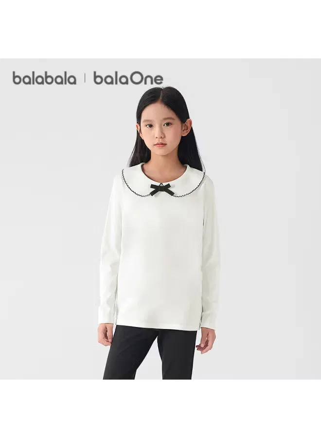 Лонгслив с длинным рукавом с кукольным воротником Balaone Balabala, не указан — фото 2