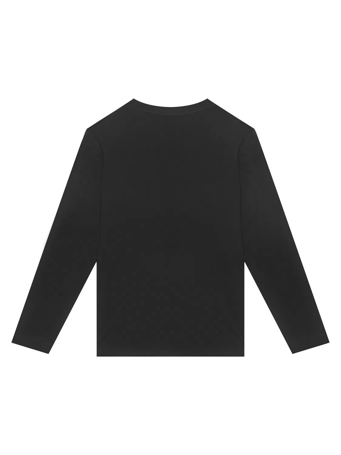 Лонгслив стандартного кроя для мальчика Ea7 Emporio Armani, черный — фото 2