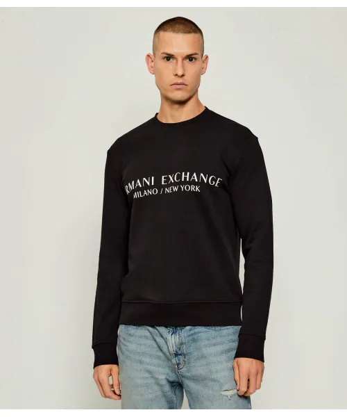 

Толстовка Regular fit Armani Exchange, черный