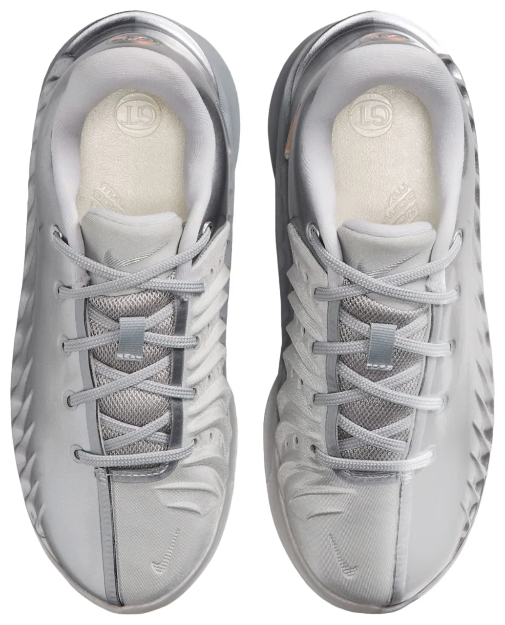 Кроссовки для мальчиков G.T. Cut 3 Nike, цвет Metallic Silver — фото 4
