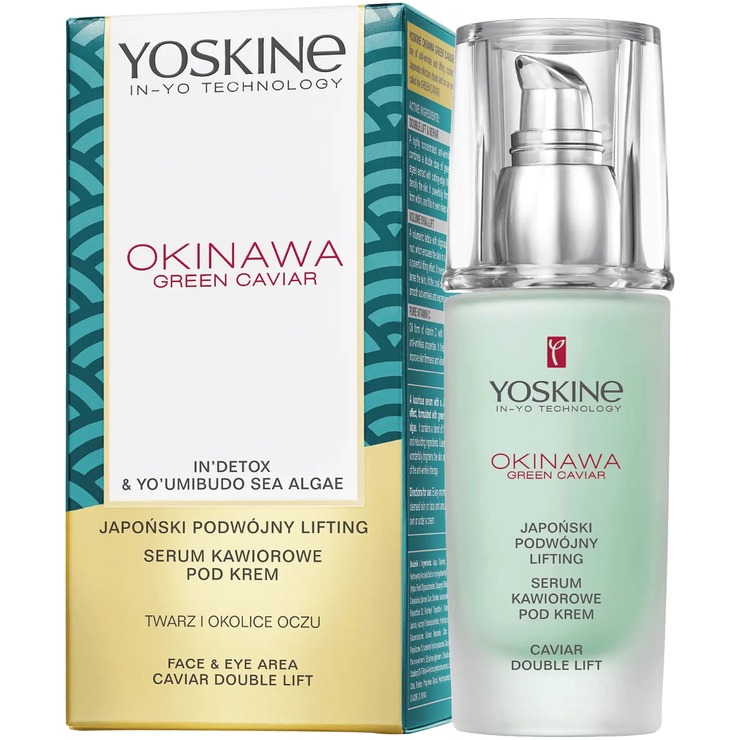 

Yoskine Okinawa Green Caviar сыворотка для лифтинга лица с икрой, 30 мл