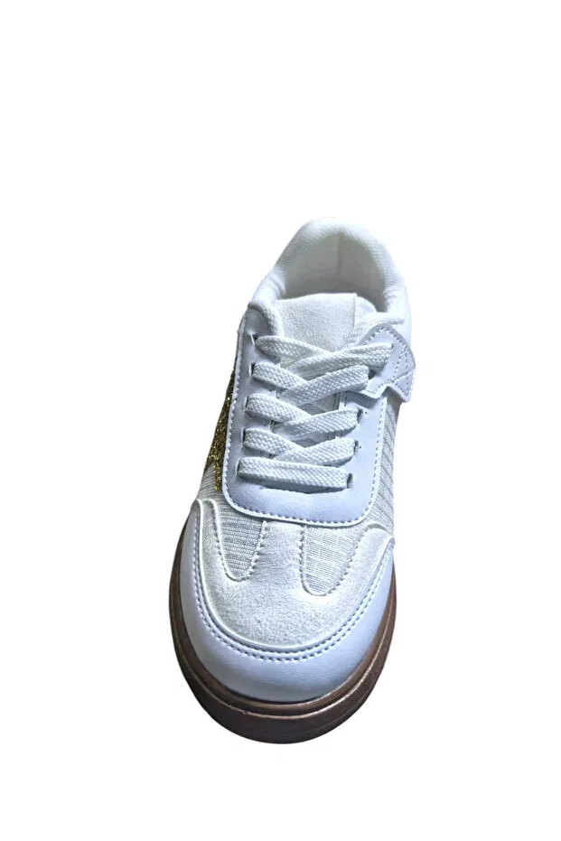 Детские кеды для девочек с ортопедической стелькой Konay 5006 Prokids, White — фото 3