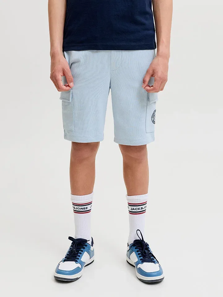 Шорты из футера Gordon Jack & Jones Junior, голубой — фото 4