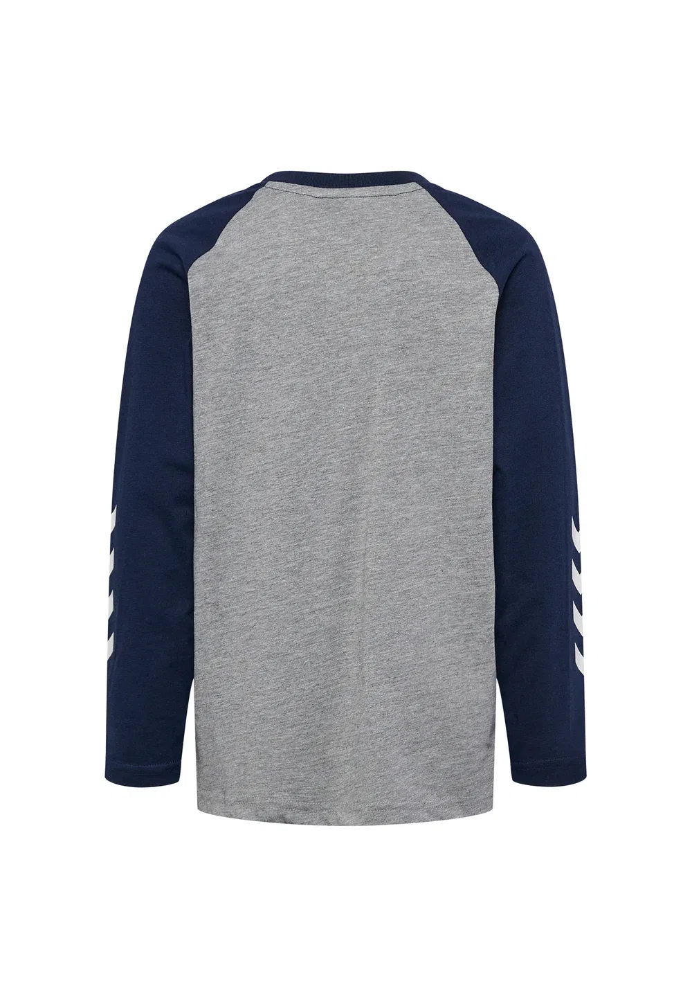 Унисекс - футболка с длинными рукавами Hummel, Grey Melange Dress Blues — фото 2