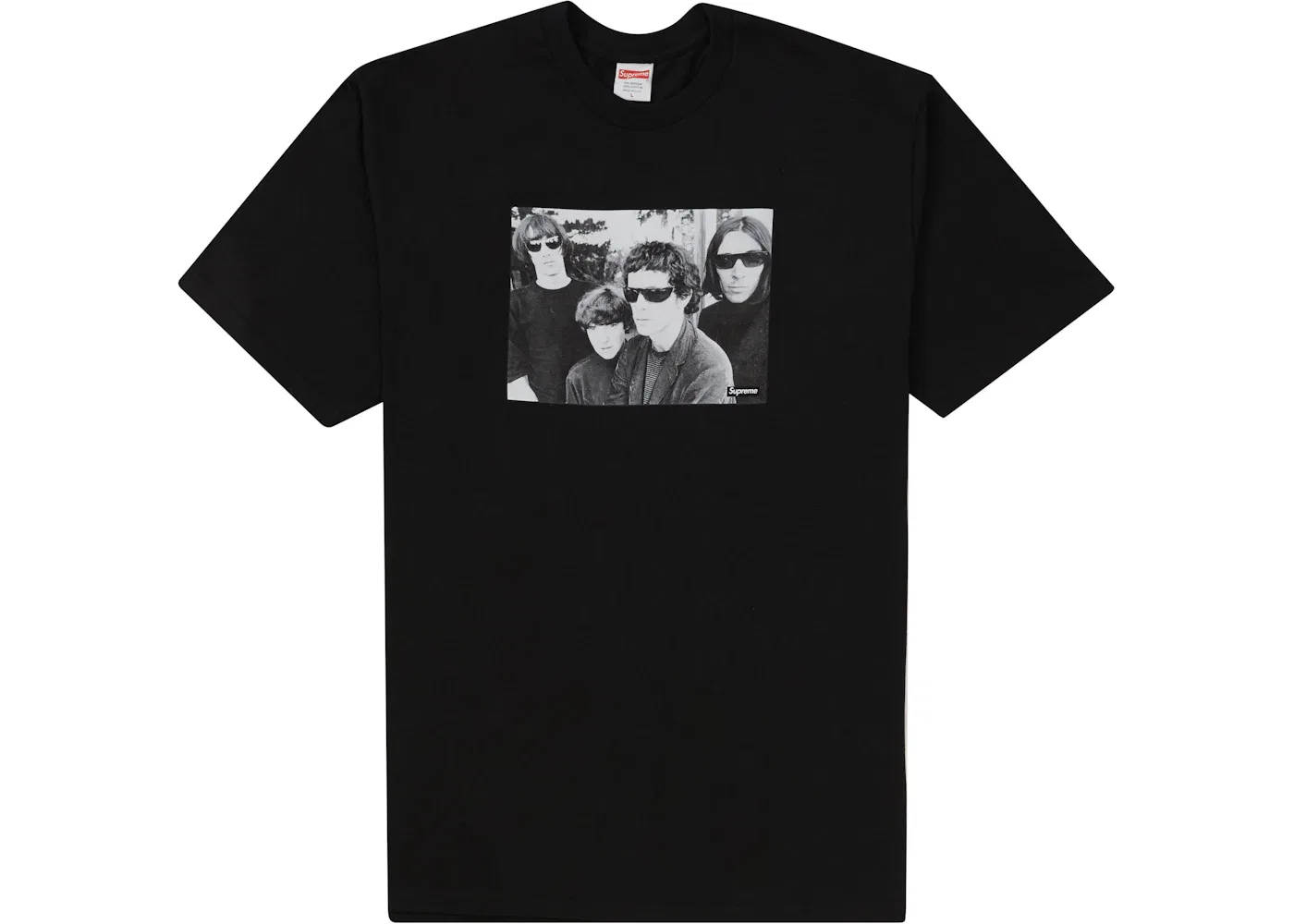 Мужская футболка с принтом Supreme The Velvet Underground Tee, Black