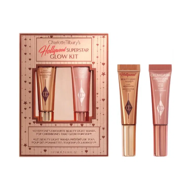 Женский набор румян с кистями Charlotte Tilbury, 2 оттенка, Limited Edition, Charlotte Tilbury, Peach Blossom/Spotlight