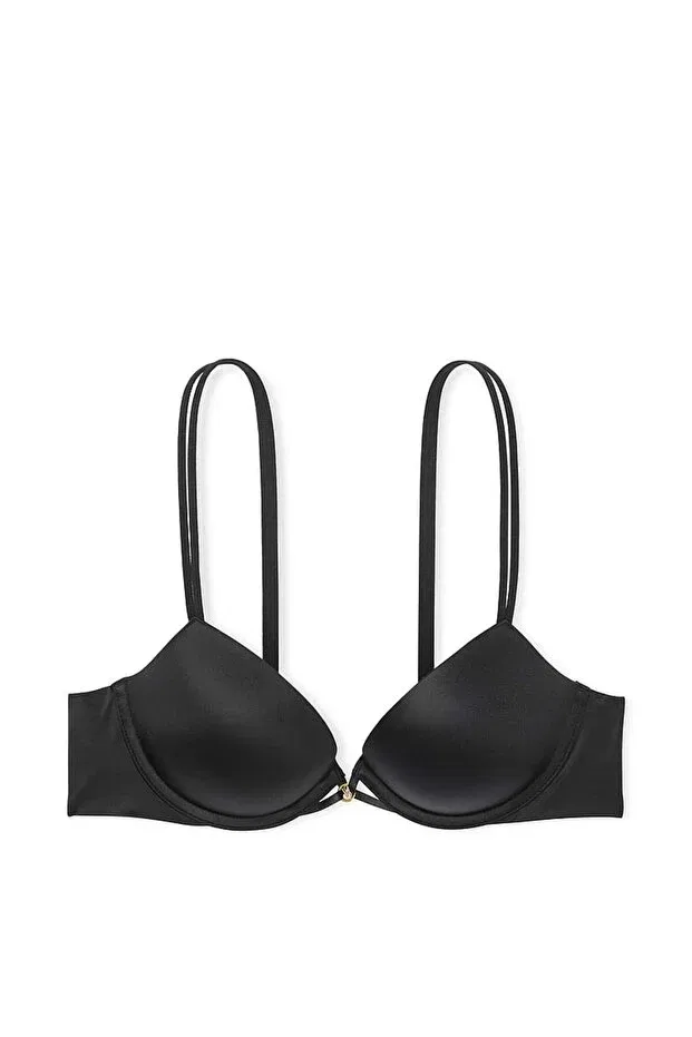 Женский бюстгальтер с пуш-апом с широким вырезом Victoria'S Secret, Black — фото 4