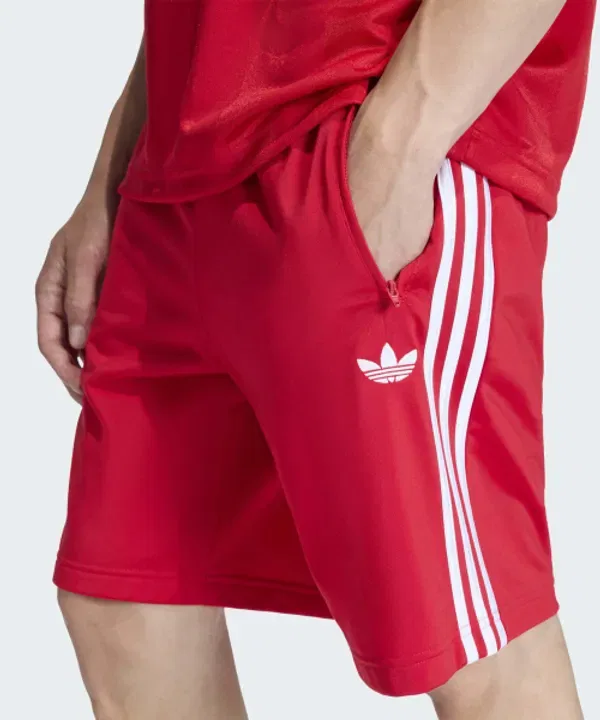 Шорты беговые Sprinters, Adidas, красный/белый — фото 3