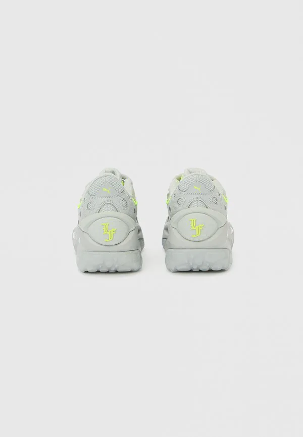 Баскетбольные кроссовки la francé с отражением Puma, Flat Light Gray/Sunset Glow/Yellow Alert — фото 3