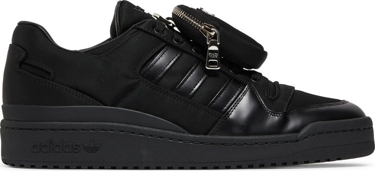 Кроссовки Adidas Prada x Forum Low 'Core Black', черный - фото