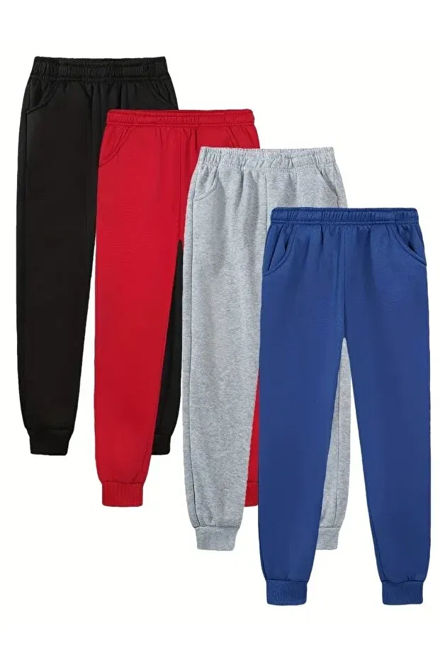 Детский комплект спортивных штанов для мальчиков и девочек Daxis Sportwear Company, Black-Red-Grey-Blue