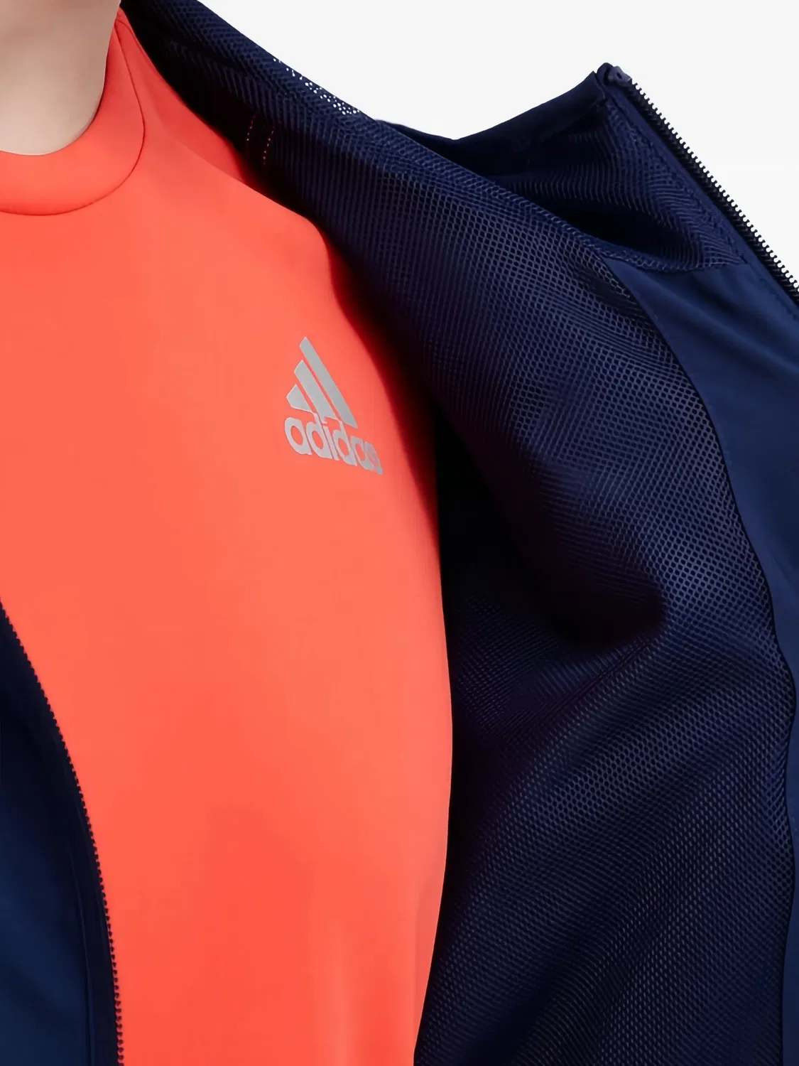 Легкая куртка, синяя Adidas, синий — фото 3