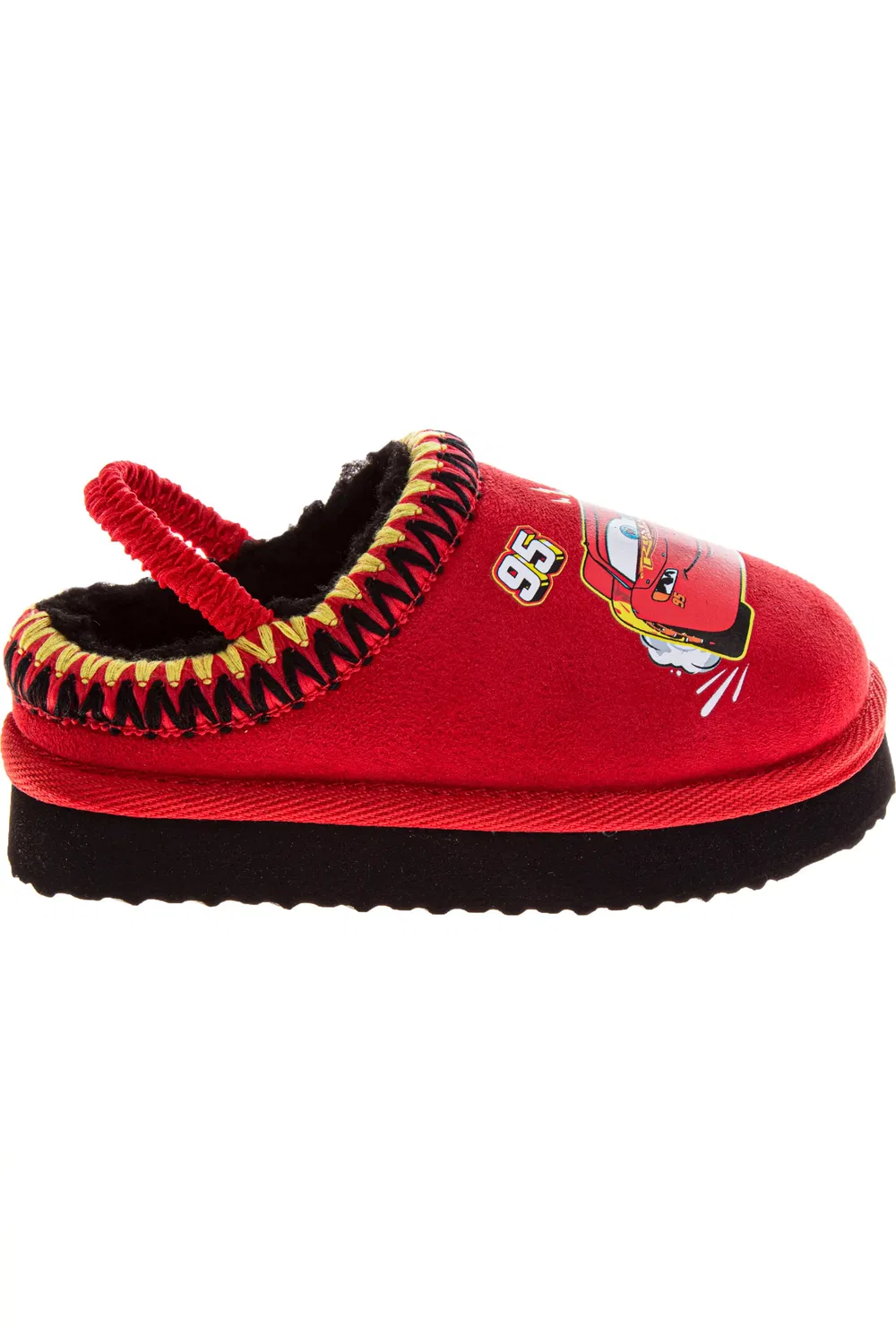 Тапочки детские с подкладкой Lightning McQueen JOSMO, красный — фото 2