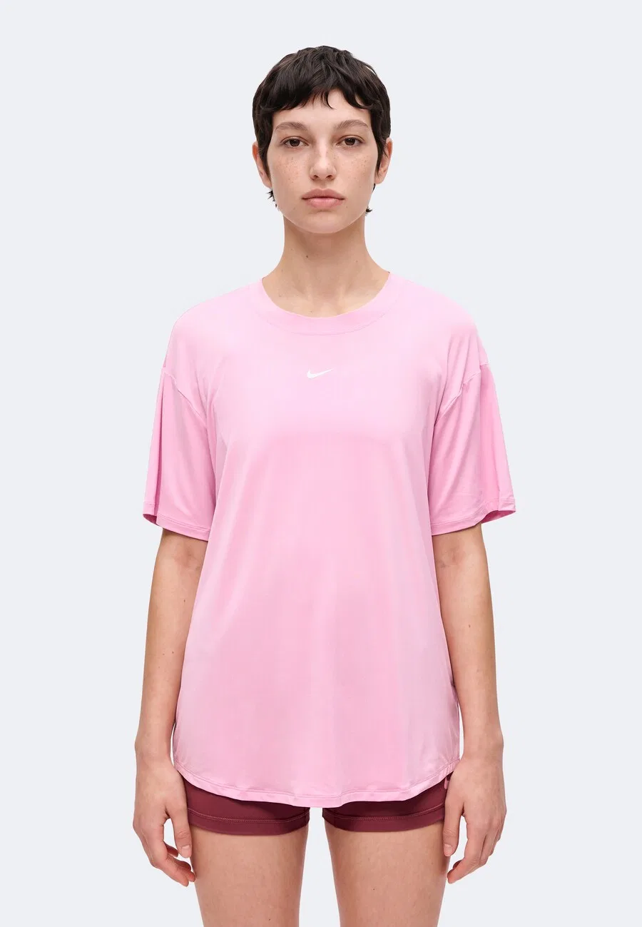 Футболка NIKE Performance розового цвета — фото 2