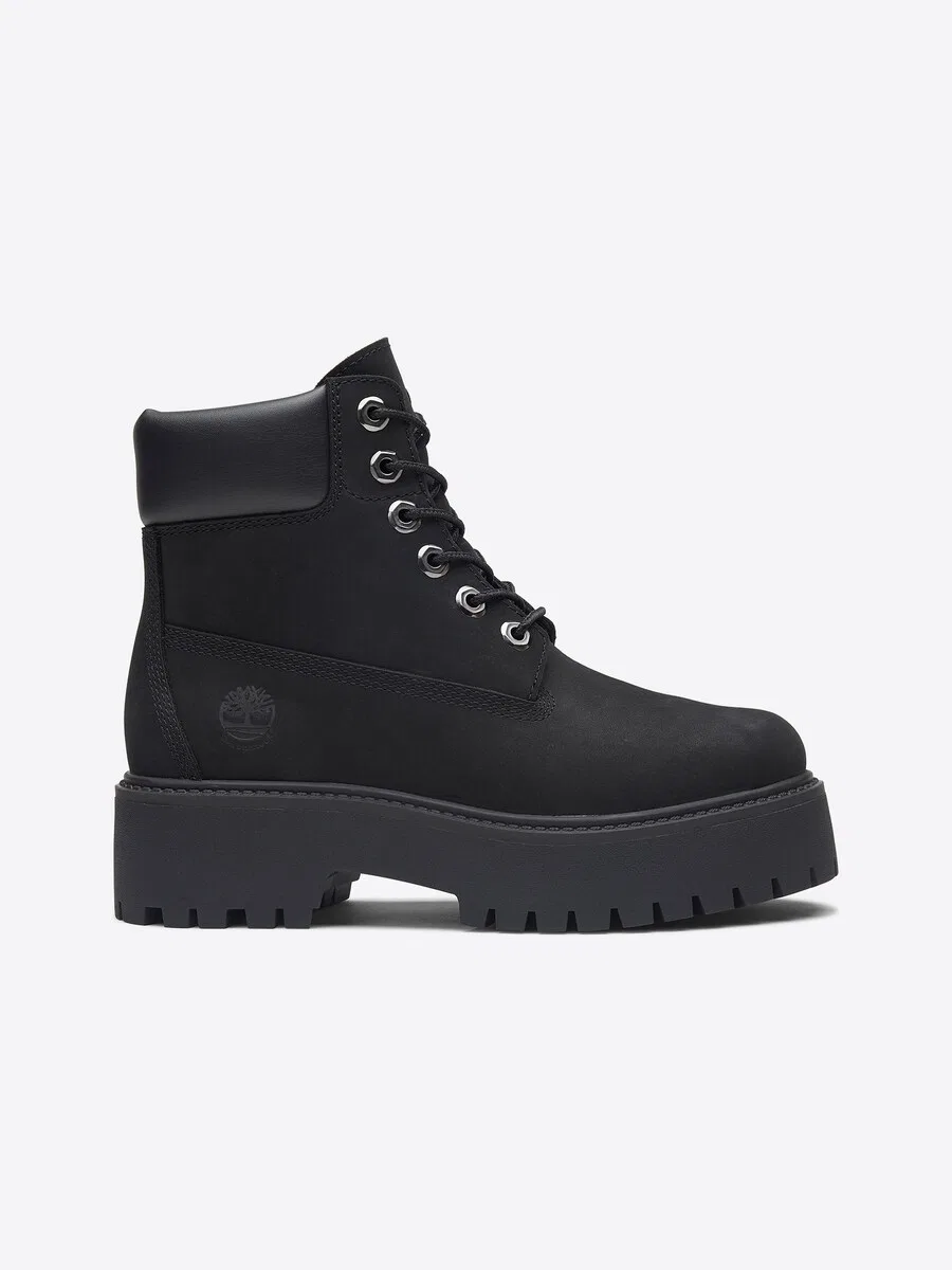 Ботинки TIMBERLAND черного цвета — фото 2