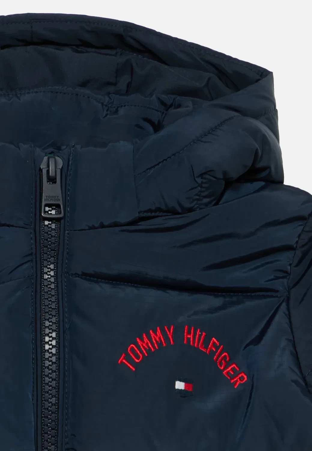 Пуховик в стиле колор-блок, унисекс - зимняя куртка Tommy Hilfiger, Multi-Coloured — фото 4