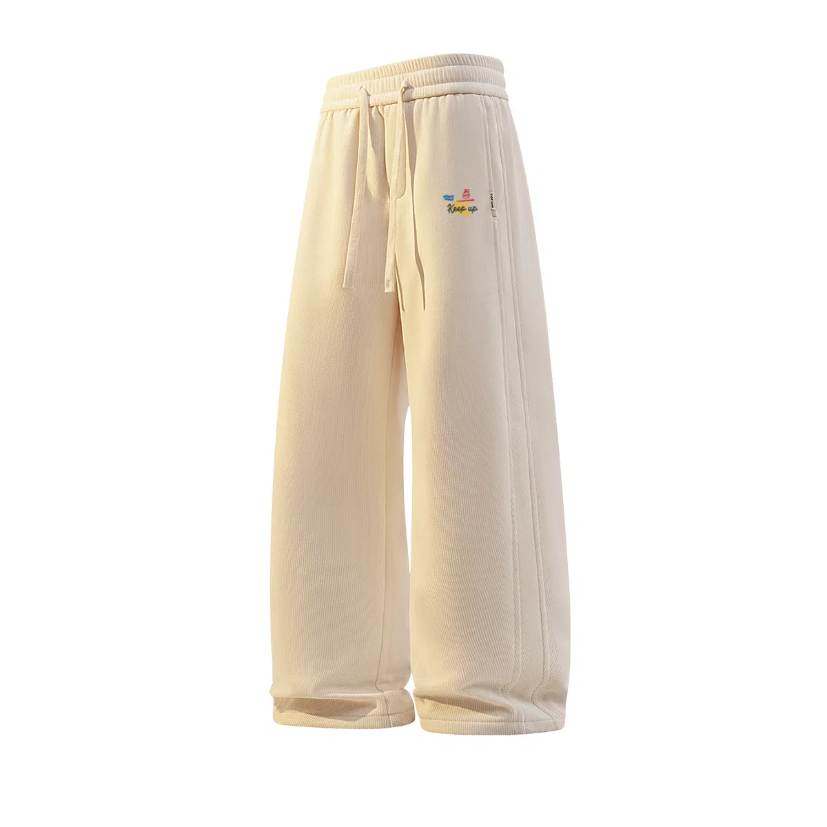 Детские утепленные спортивные штаны на флисе Stubborn Rabbit Pants Logo MINISO, Dark Gray Graffiti — фото 3