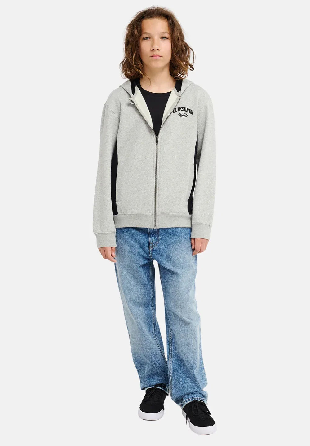 Одежда Jungen 8-16 | Верхний слой - толстовка на молнии Quiksilver, Sjsh